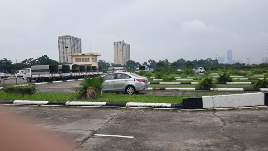Cổng trung tâm dạy nghề đào tạo và sát hạch lái xe Học viện Cảnh sát nhân dân